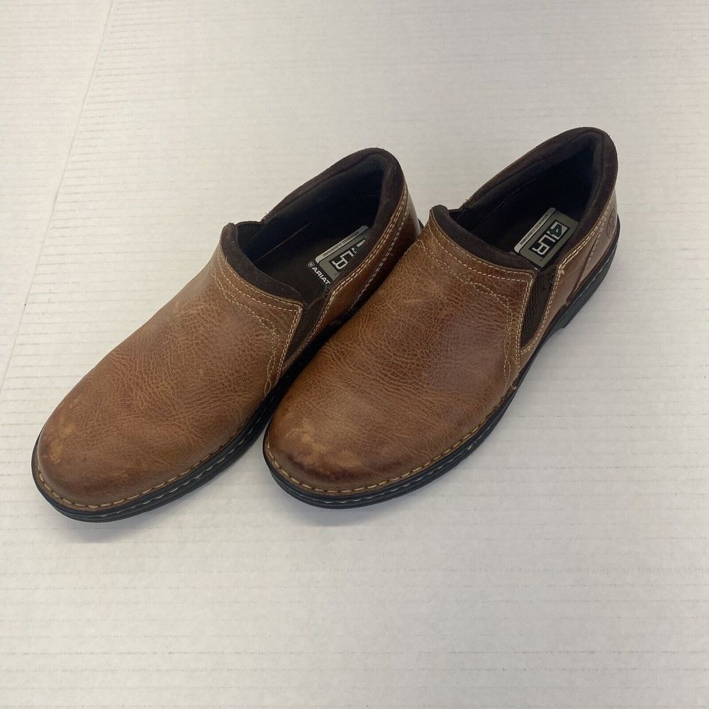 Ariat Loden 4LR Advanced Cushion Leather Brown Loafers Shoes Women's Size 10 B